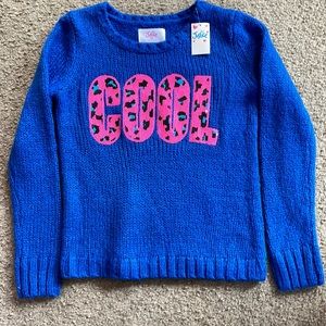 Justice Girls Sweater. New With Tags